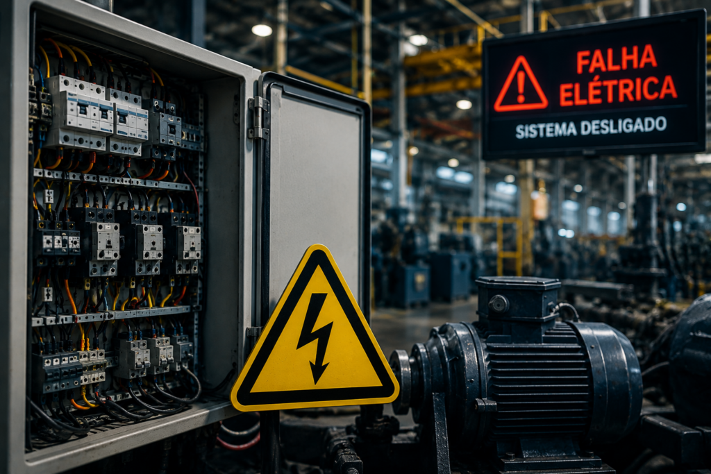O que causa desligamentos inesperados em instalações elétricas industriais?